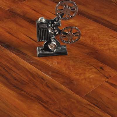 High Gloss wood grain Commercial Laminate Flooring factory price